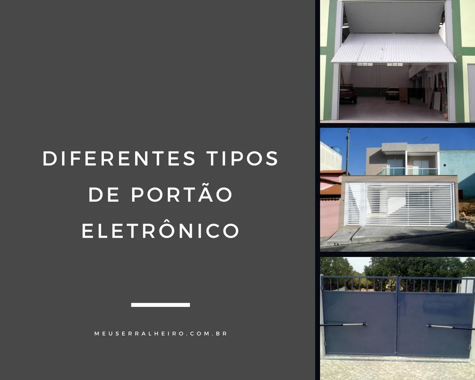 Diferentes tipos de portão eletrônico